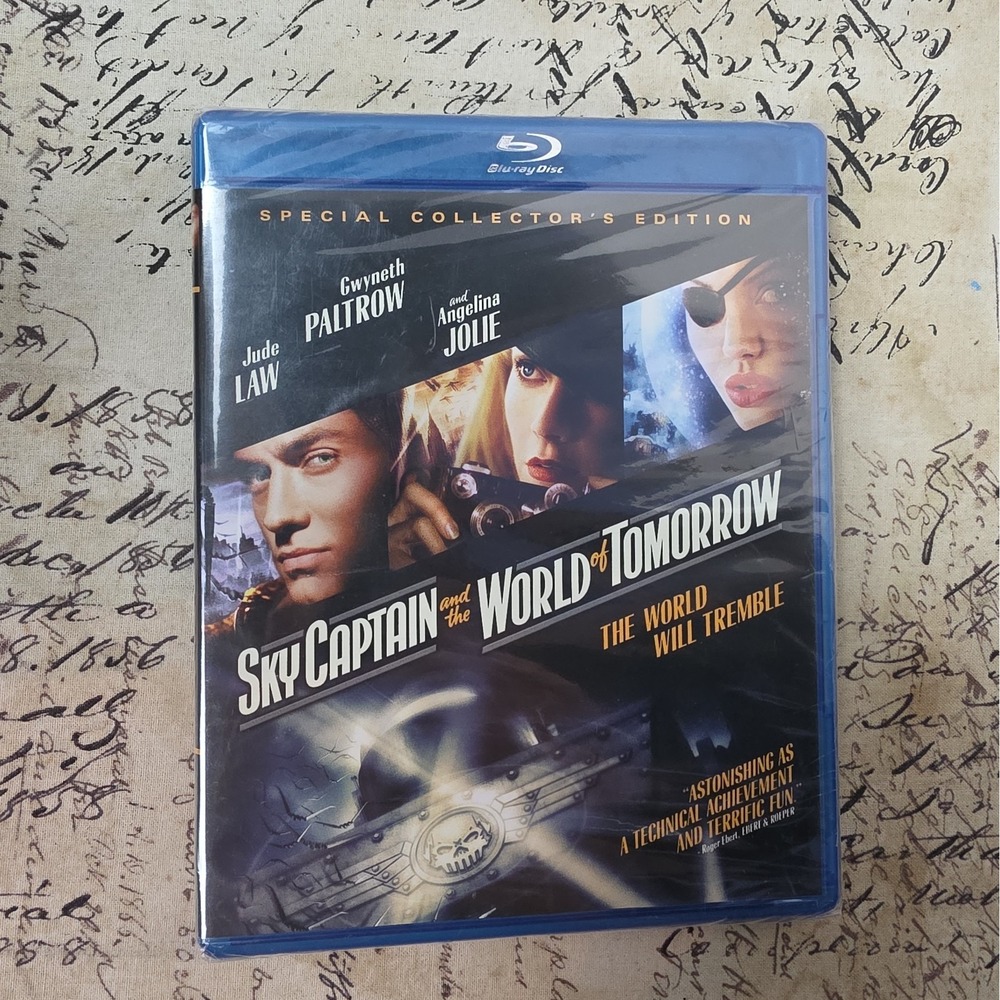 NEW Sky Captain and the World of Tomorrow (Blu-Ray, 2004) Law, Paltrow, Jolie